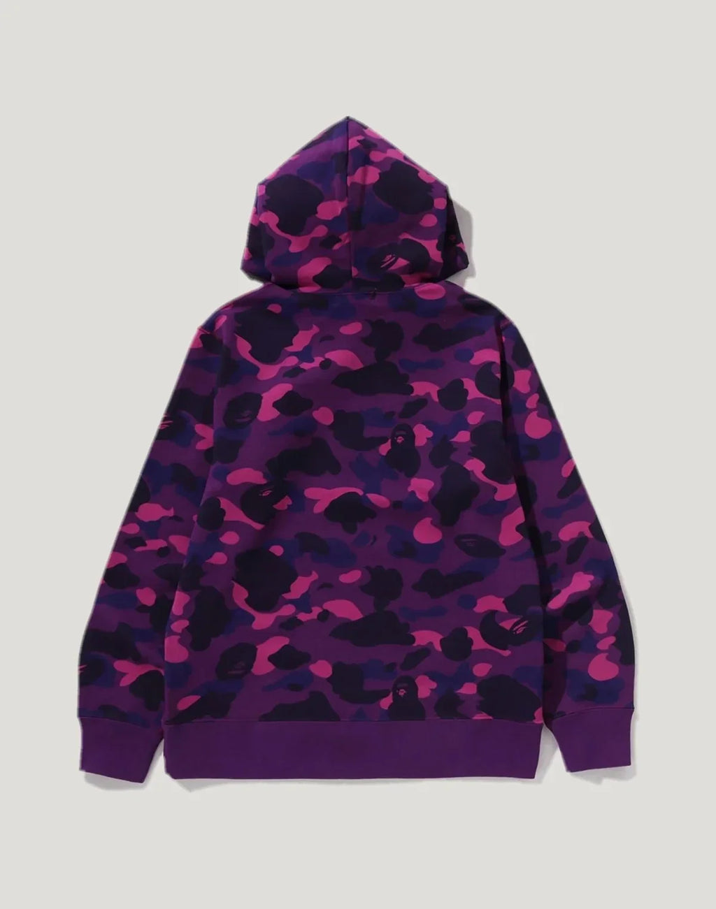 Men's Camo Pullover Hoodie - Purple