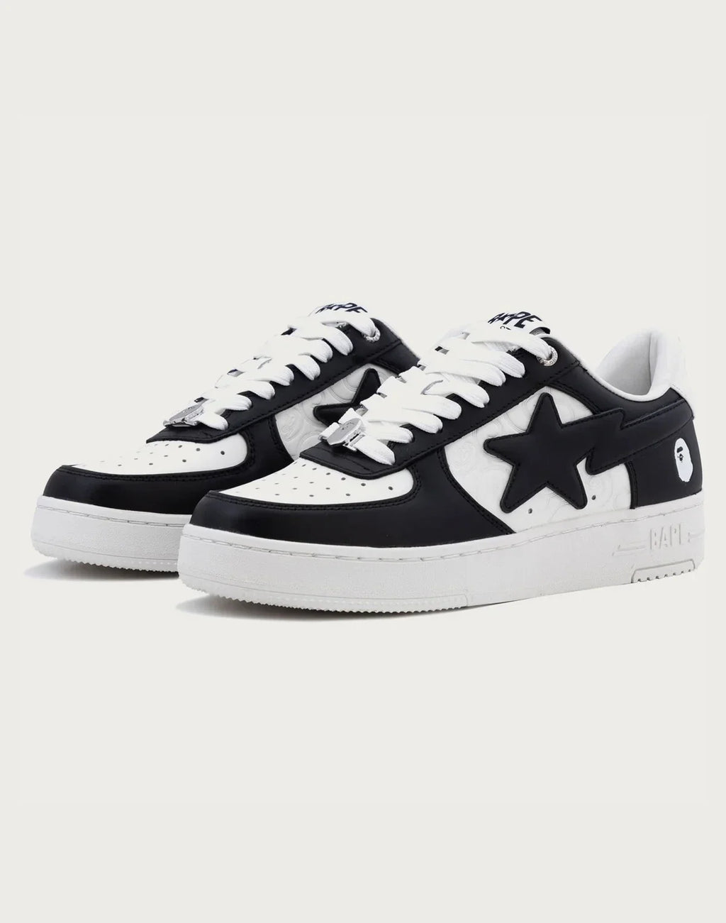 Women's Leather Low Top Sneakers - Blue