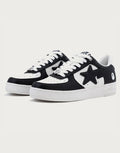 Women's Leather Low Top Sneakers - Blue