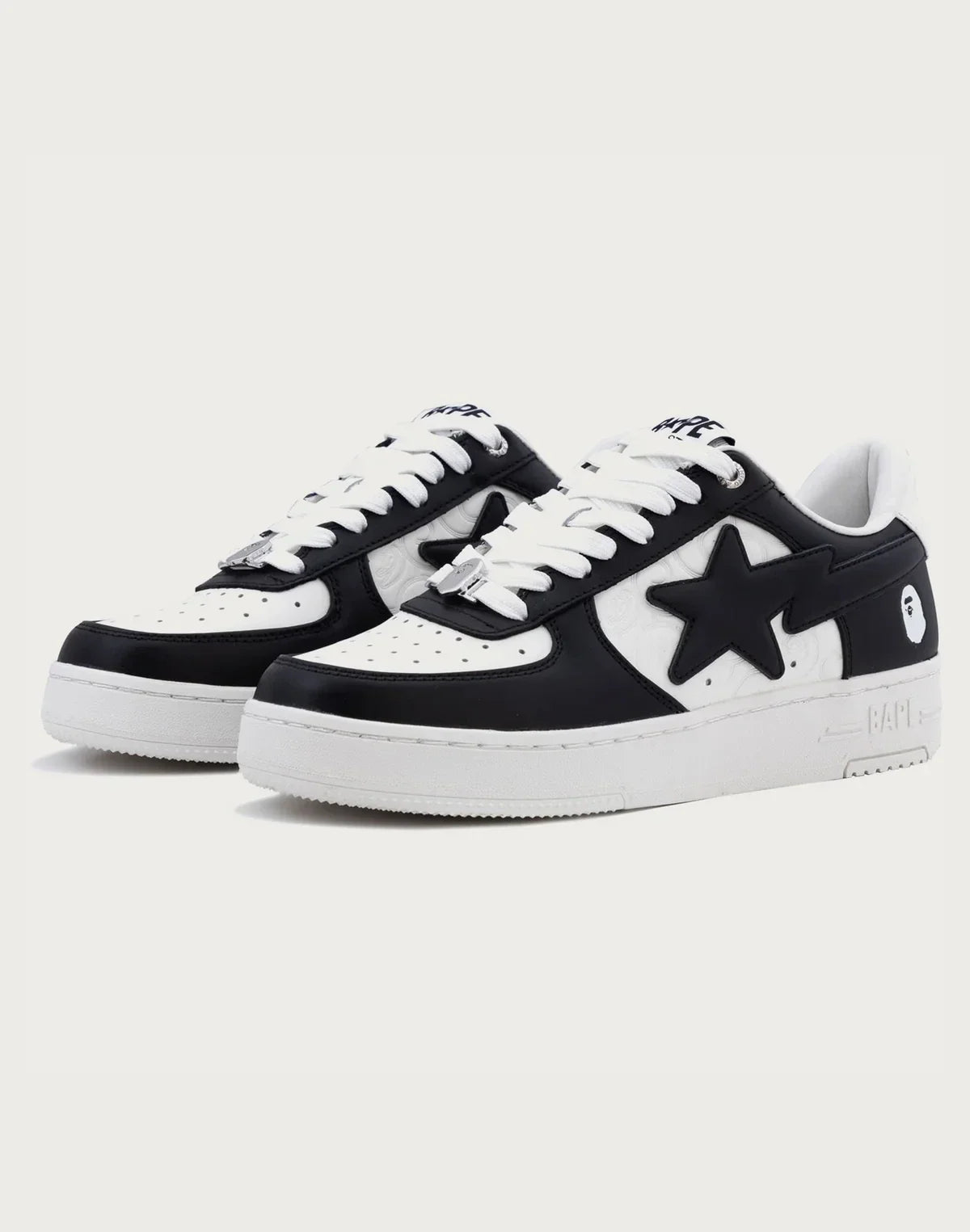 Women's Leather Low Top Sneakers - Blue