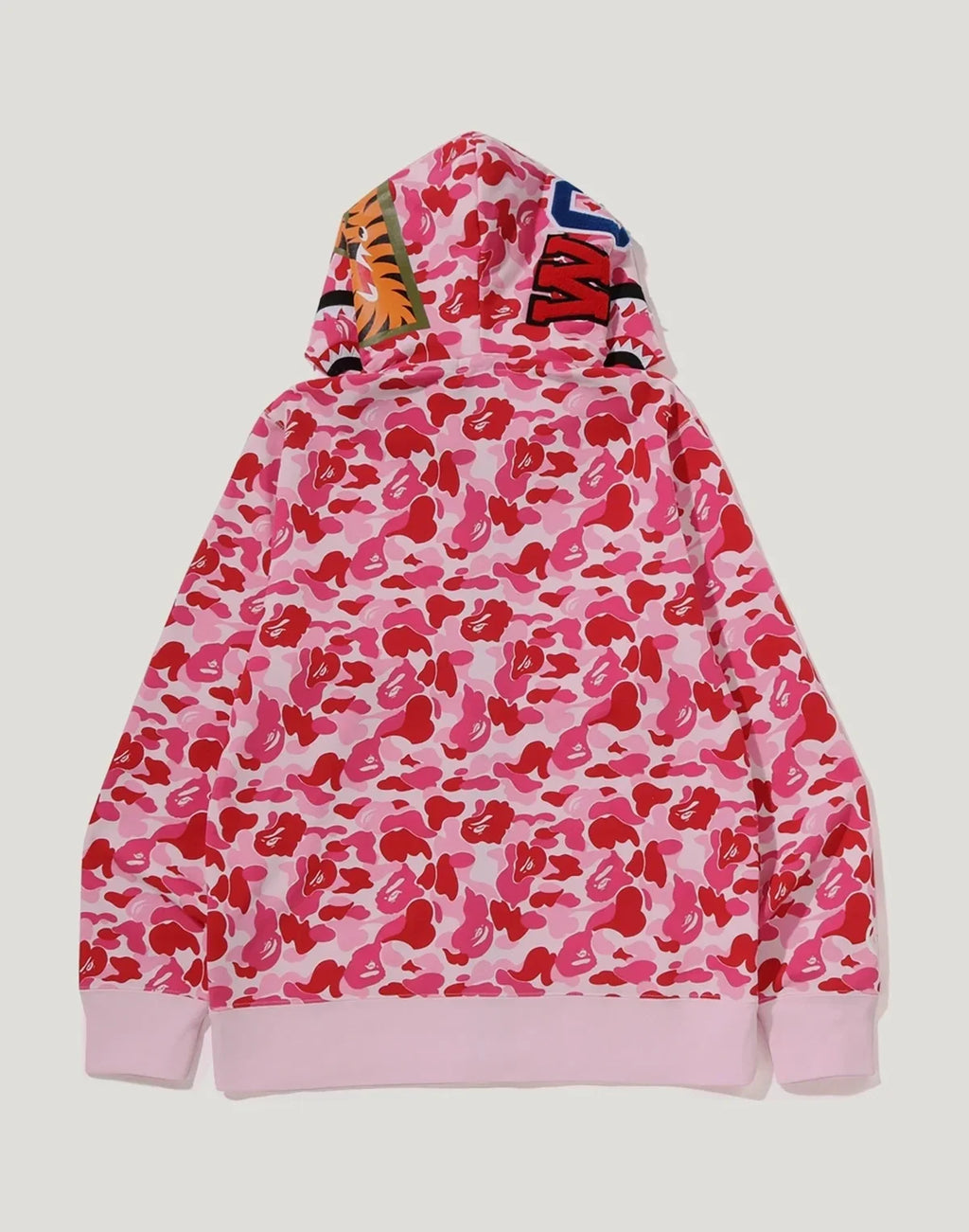 Camo Double-Graphic Full-Zip Hoodie - Blue