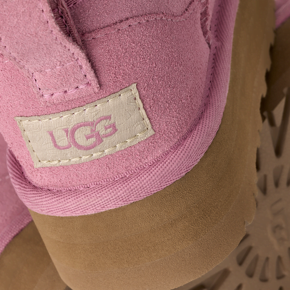 Kids' Suede Platform Ankle Boot - Sand