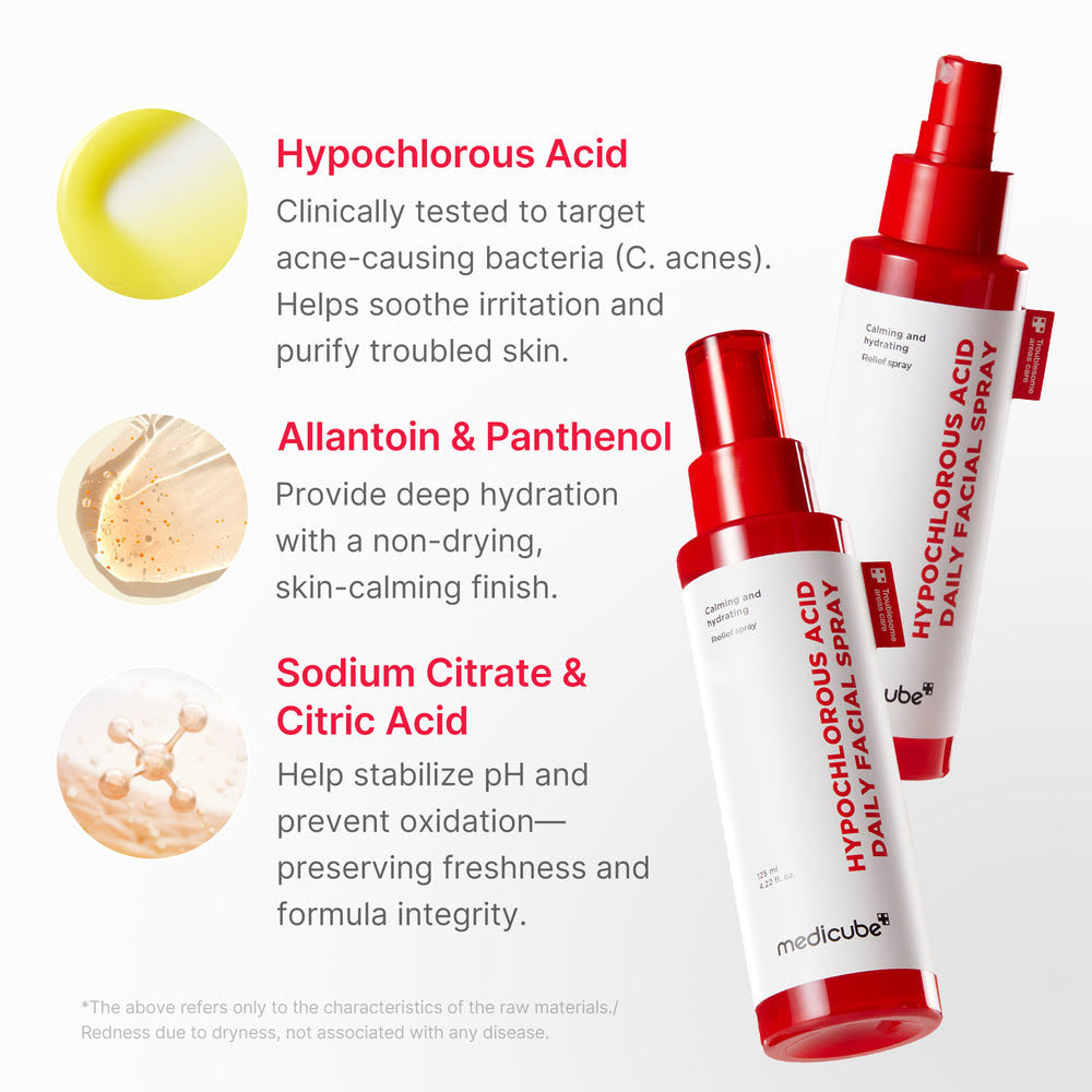 Hypochlorous Acid Soothing Facial Spray