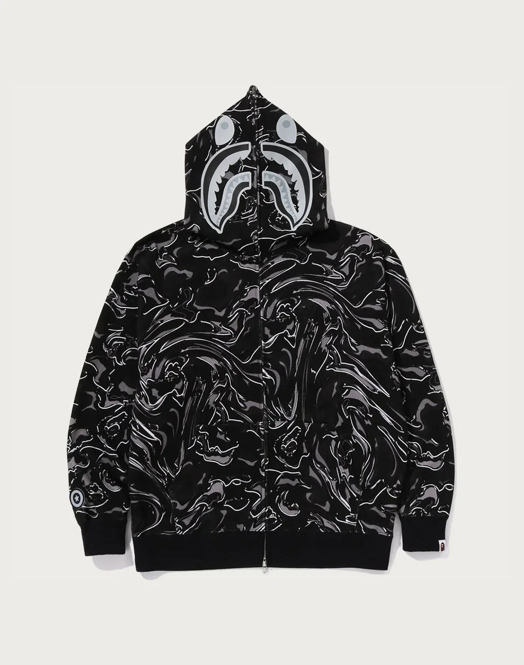 Relaxed Full-Zip Cotton Hoodie - Green