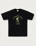 Men's Cotton Camo Graphic T-Shirt - White Pink