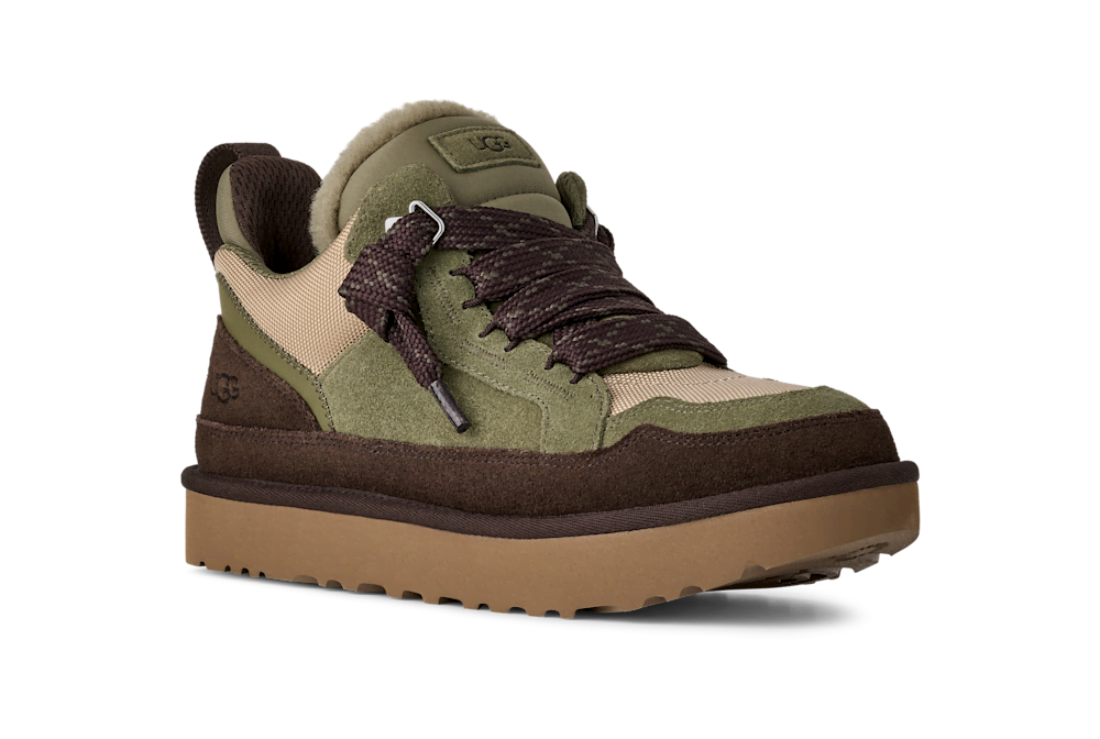 Men's Suede and Mesh Low Top Sneaker - Blue