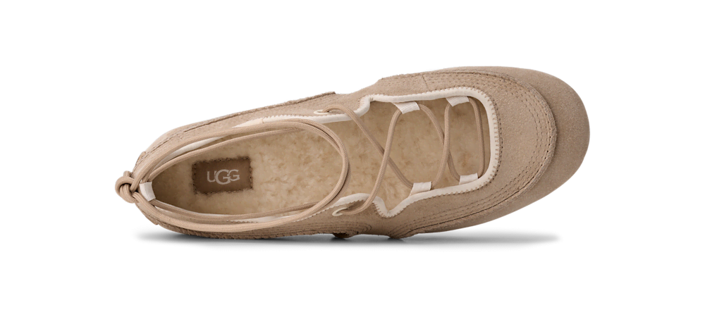 Women's Suede Ballet Sneaker - Blue