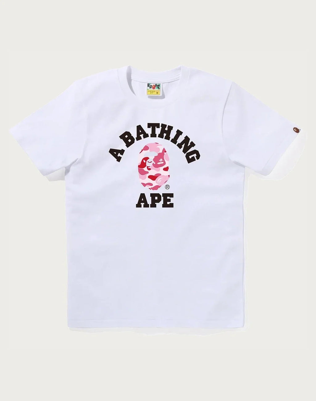 Women's Cotton Camo Graphic T-Shirt - Black Pink