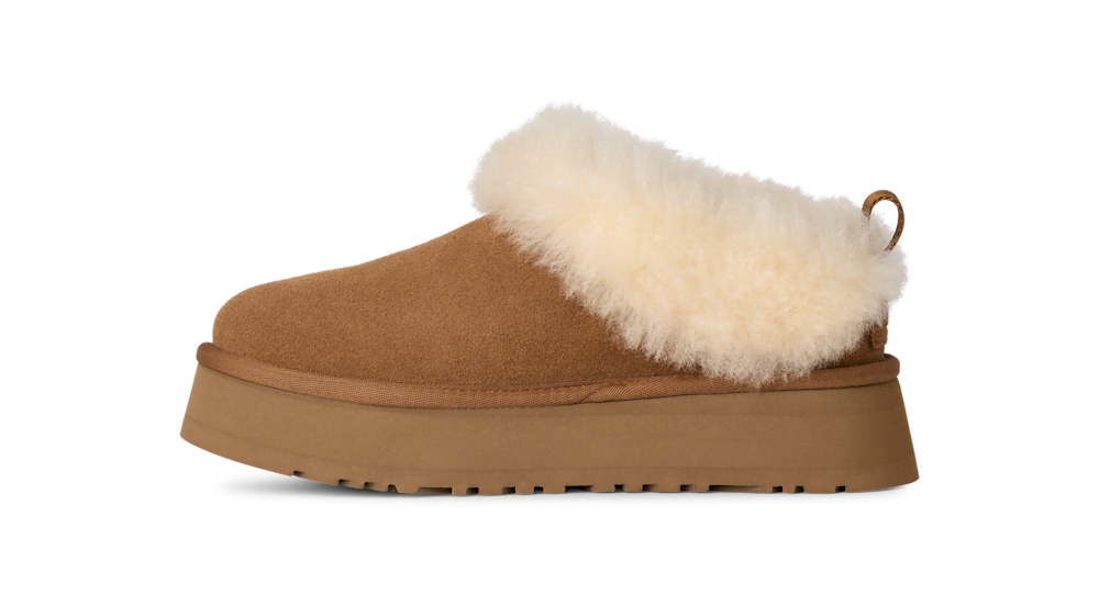Women's Suede Platform Slipper - Orchid