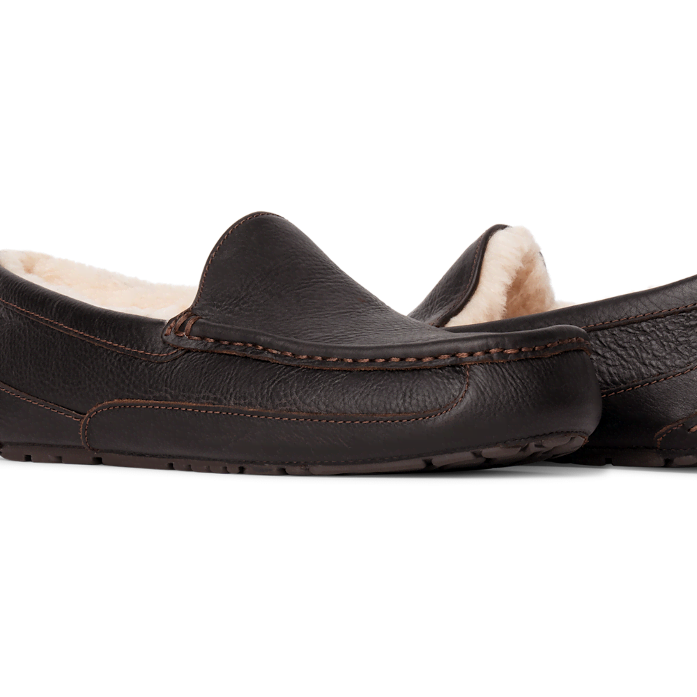 Men's Leather Indoor Outdoor Slipper