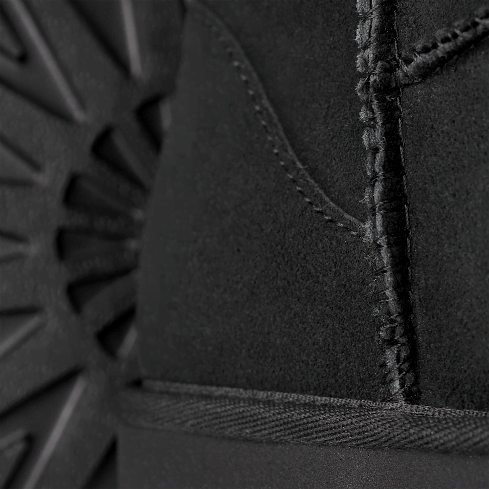 Women's Mini Sheepskin Boot - Dark Indigo