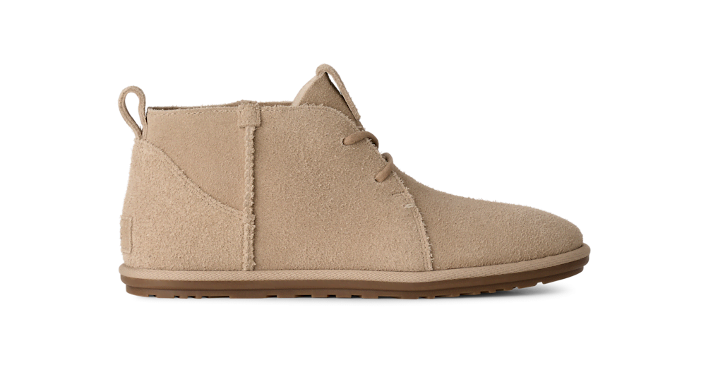 Women's Leather Lace-Up Boot - Sand