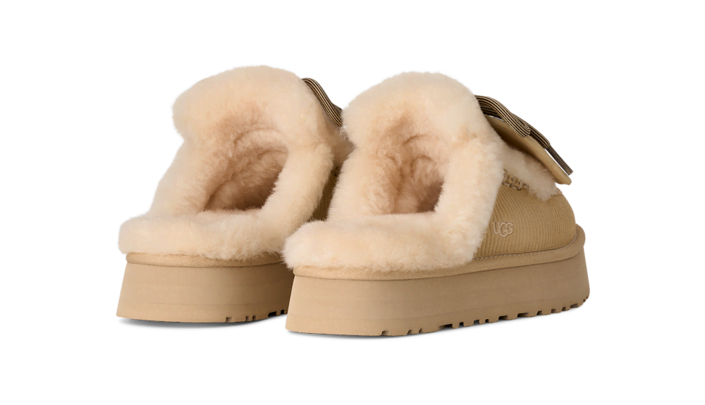 Women's Suede Platform Slipper - Chestnut