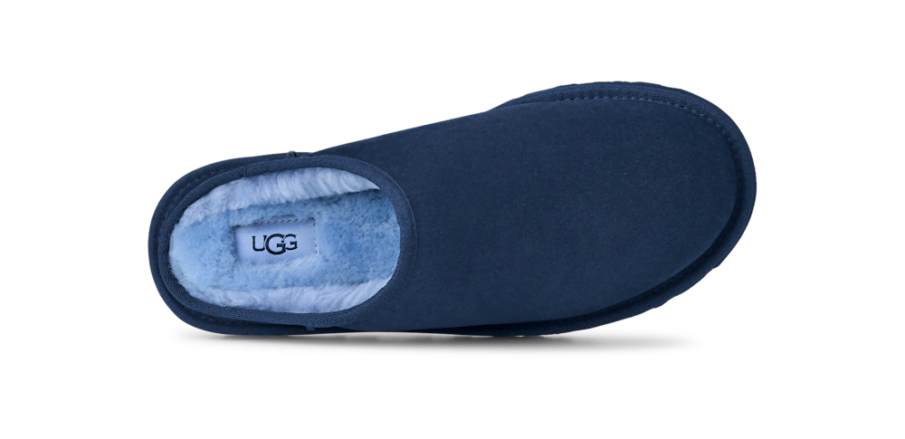 Men's Suede Slip-On Slipper - Blue