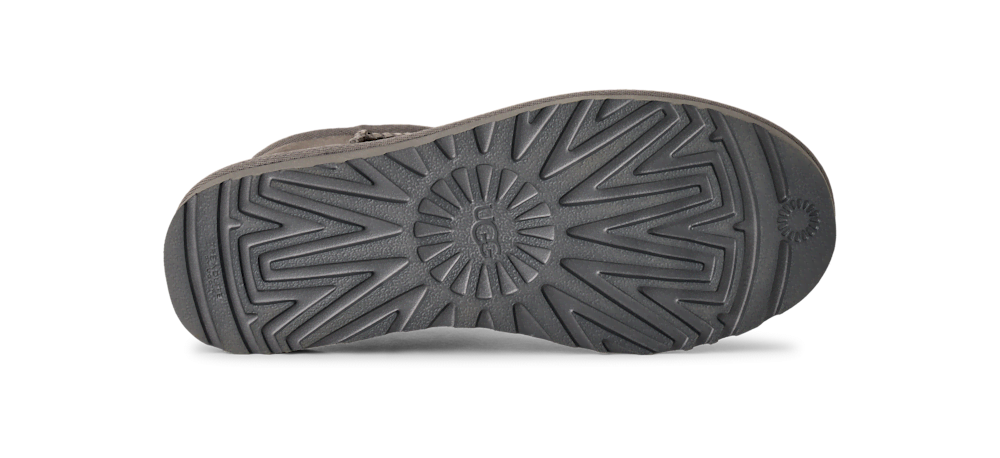 Women's Ultra-Short Sheepskin Boot - Grey