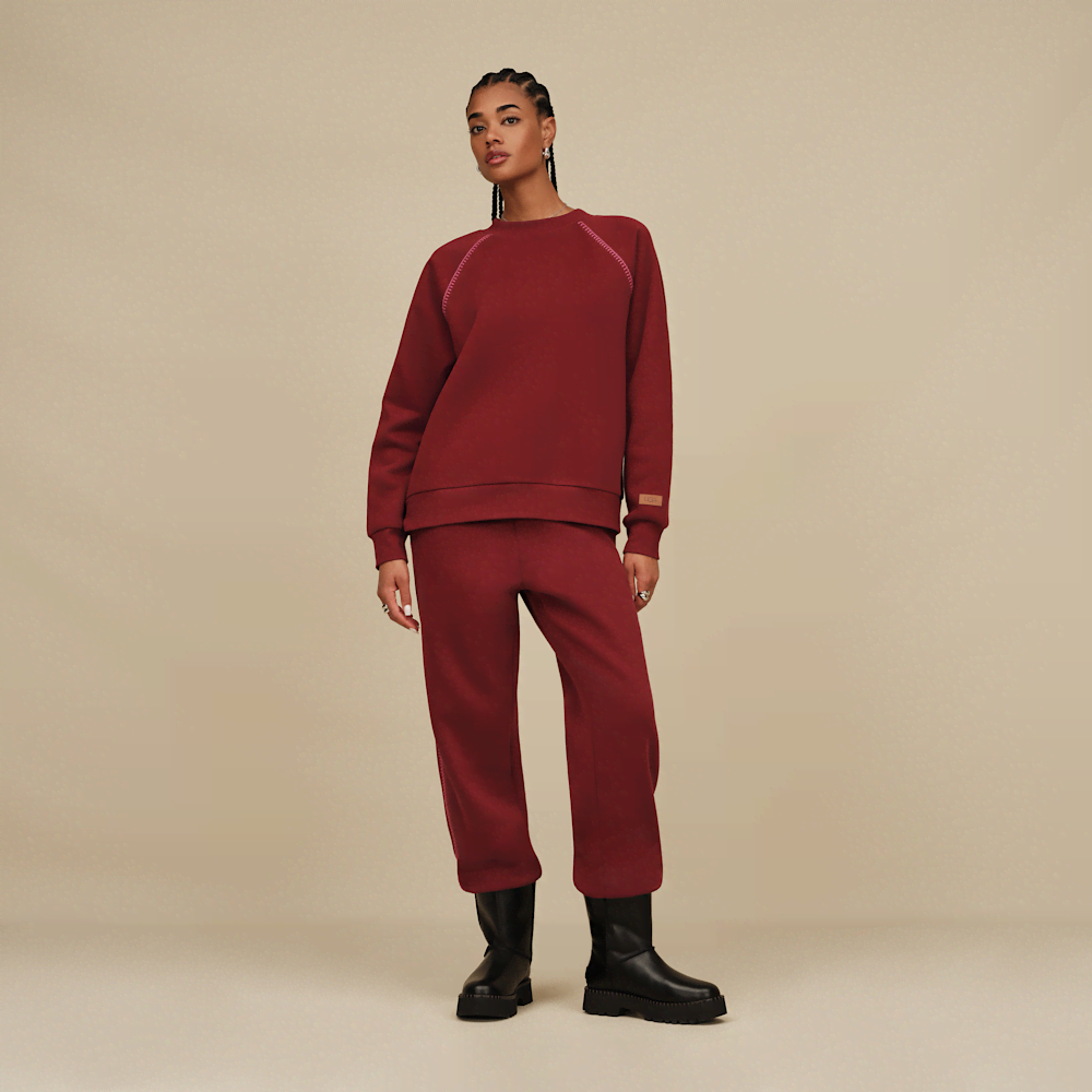 Women's Oversized Fleece Crewneck Sweatshirt