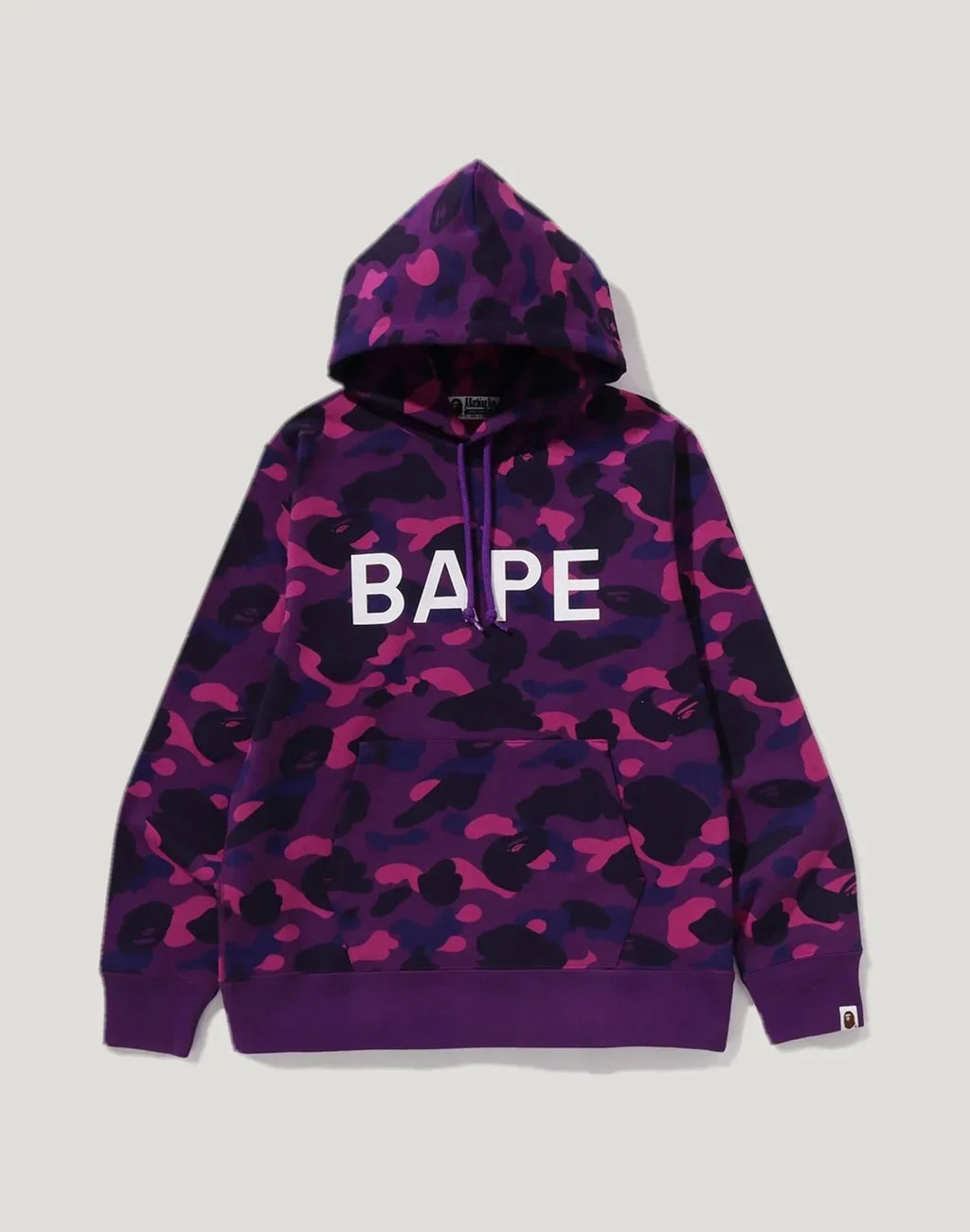 Men's Camo Pullover Hoodie - Purple