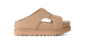 Women's Suede Cutout Slide Sandal