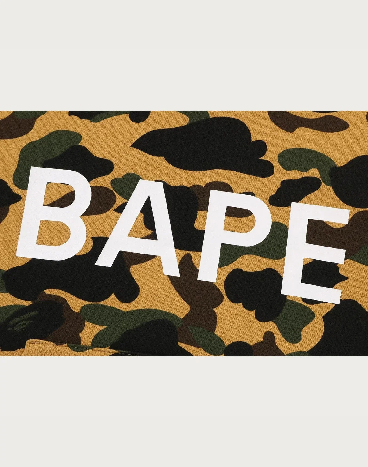 Women's Camo Pullover Hoodie - Yellow