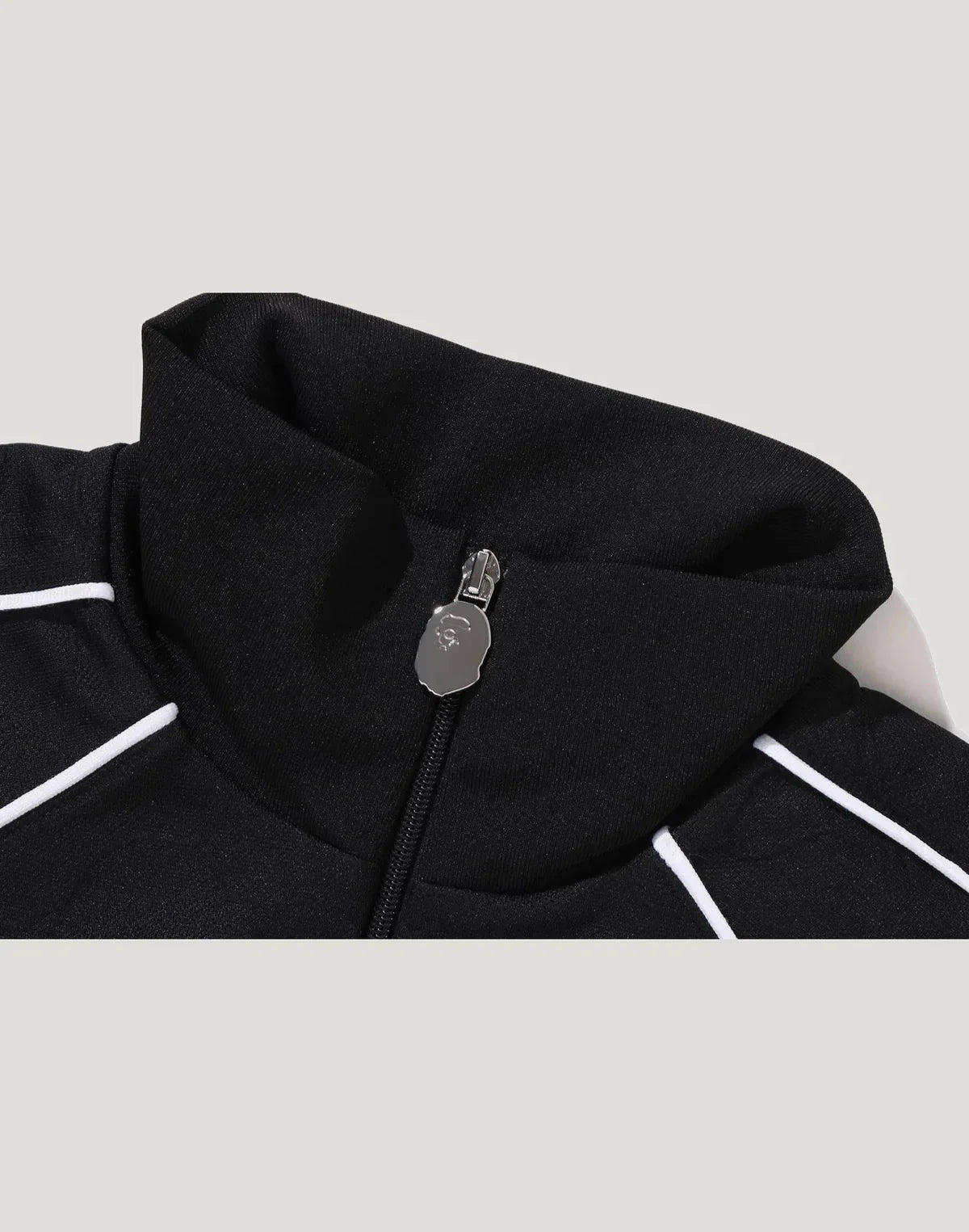 Men's Relaxed Jacquard Track Jacket - Brown