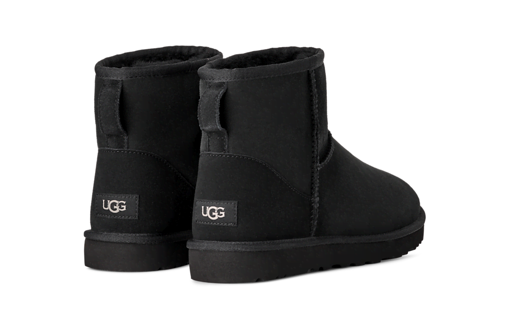 Men's Sheepskin Mini Boot - Black