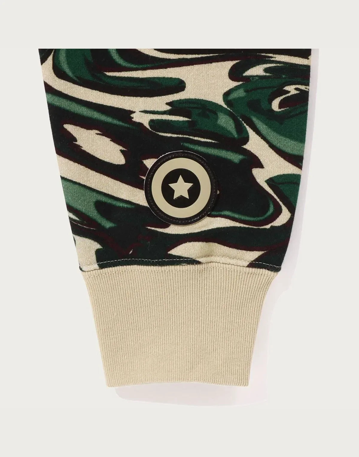 Relaxed Full-Zip Cotton Hoodie - Green