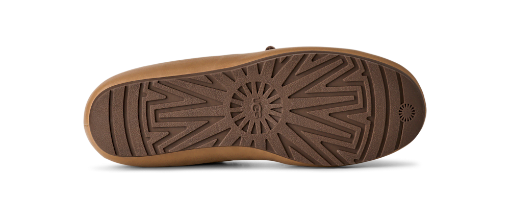 Women's Suede Slip-On Shoe - Mustard