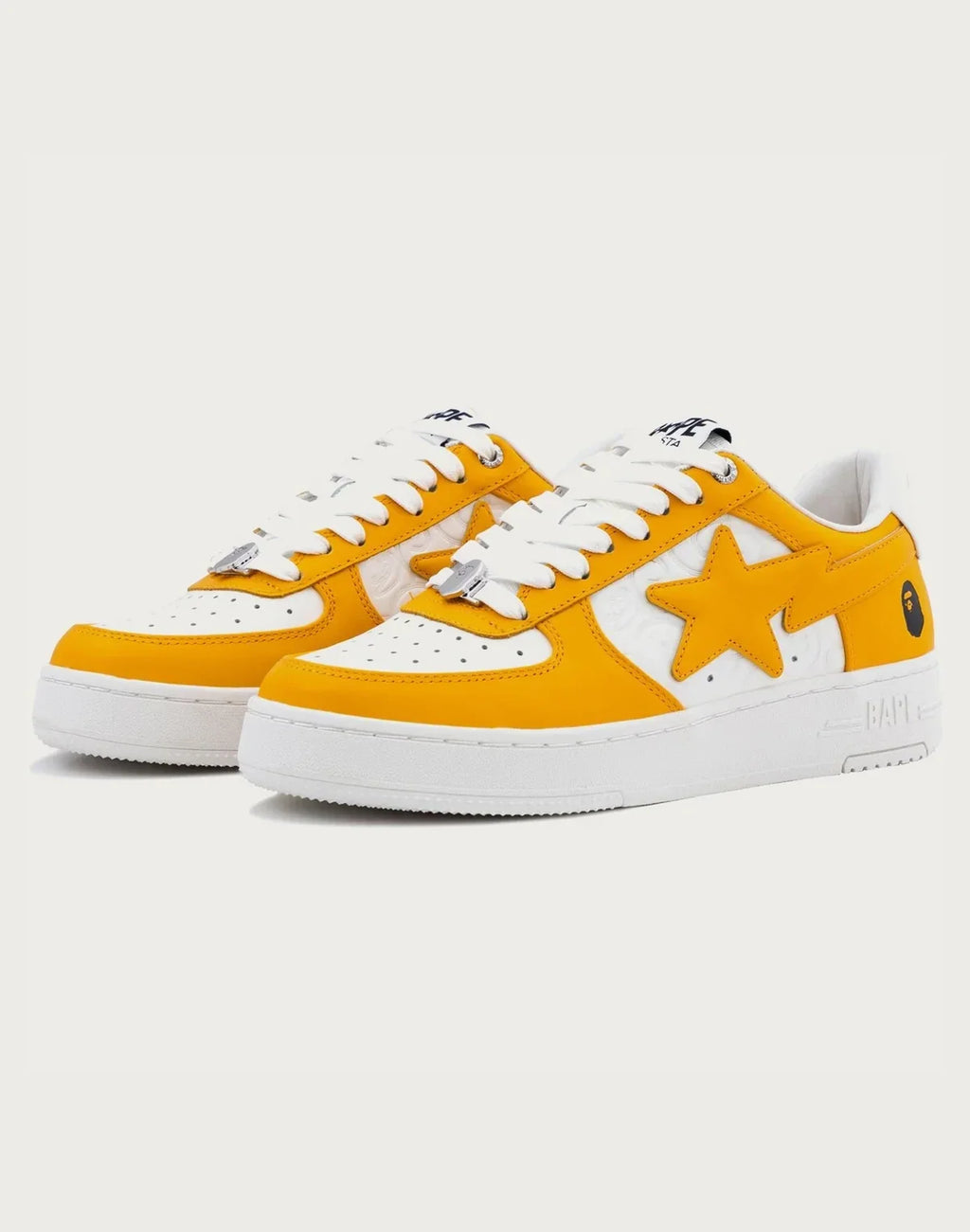Women's Leather Low Top Sneakers - Blue