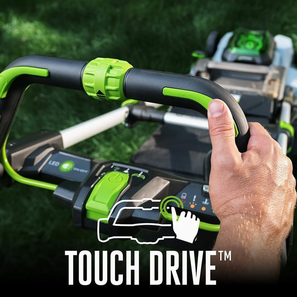 EGO Power+ 21-Inch 56-Volt Lithium-Ion Self-Propelled Cordless Lawn Mower With 2 4.0Ah Batteries And Rapid Charger - LM2