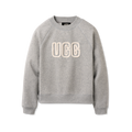 Women's Chenille Appliqué Crewneck Sweatshirt - Chestnut
