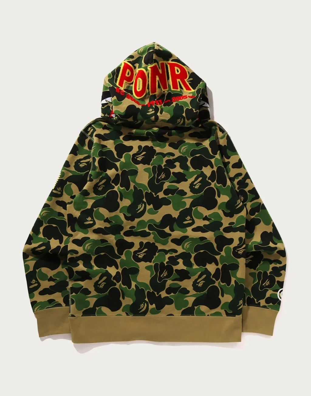 Camo Full-Zip Hoodie - Blue