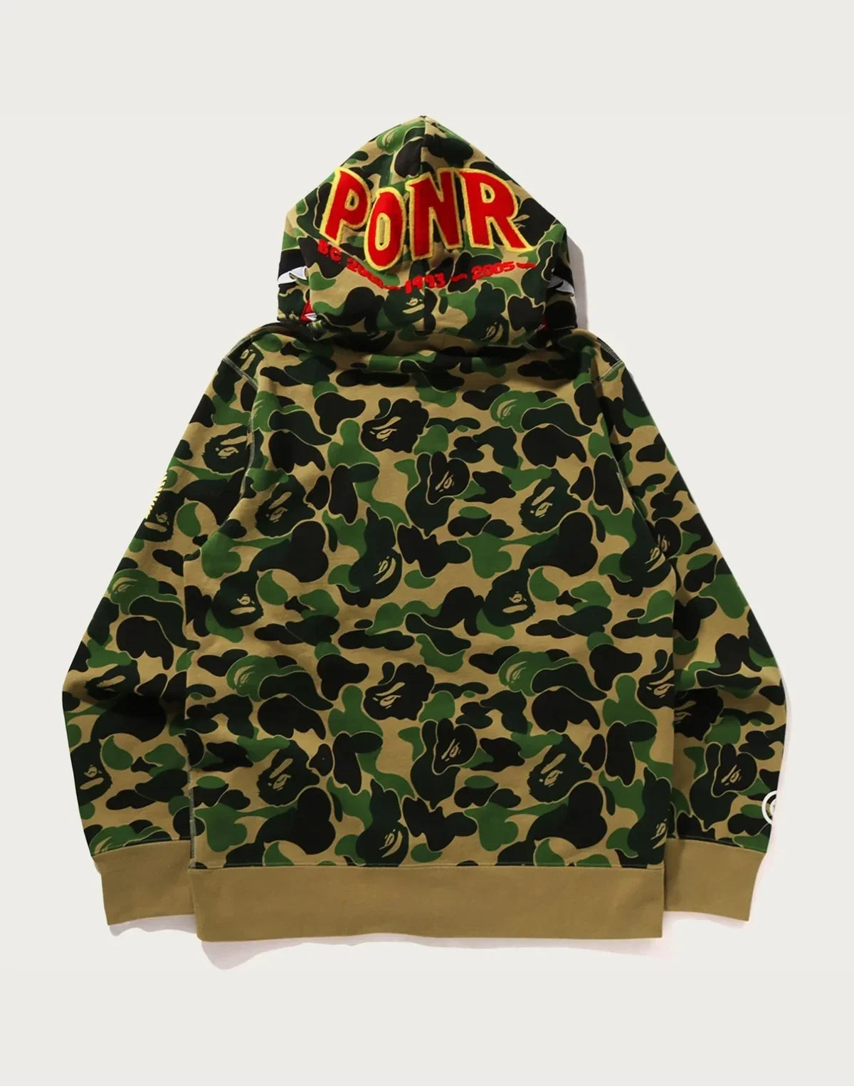 Camo Full-Zip Hoodie - Blue