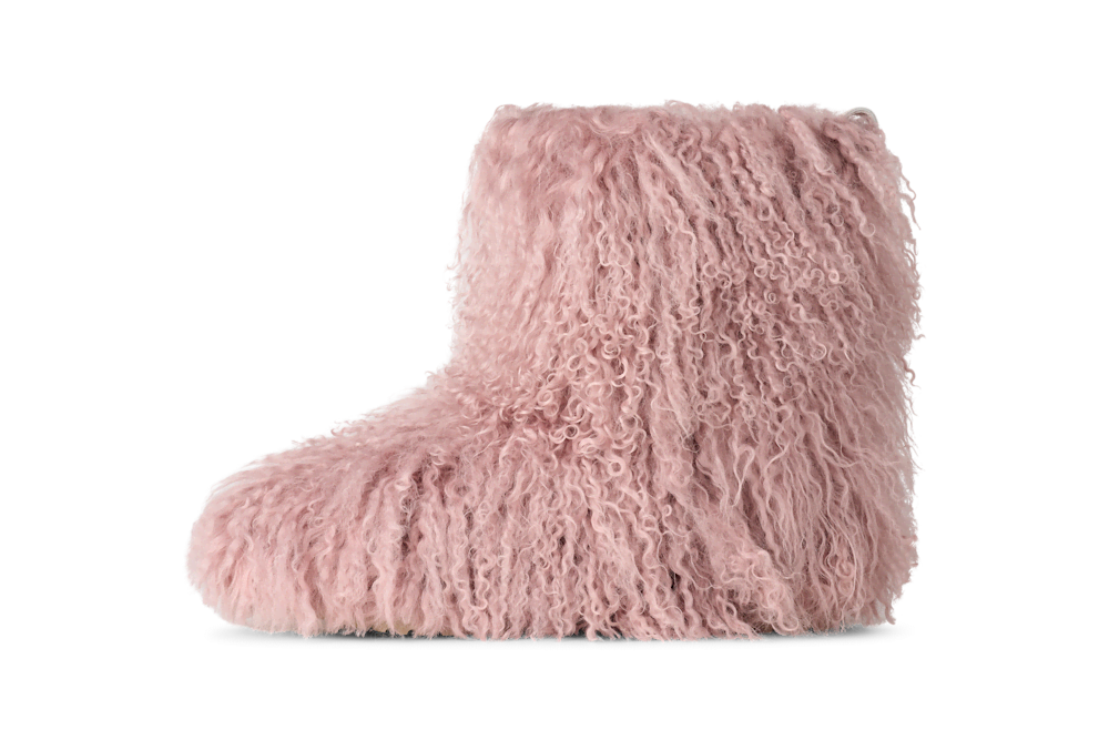 Women's Sheepskin Short Boot - Grey