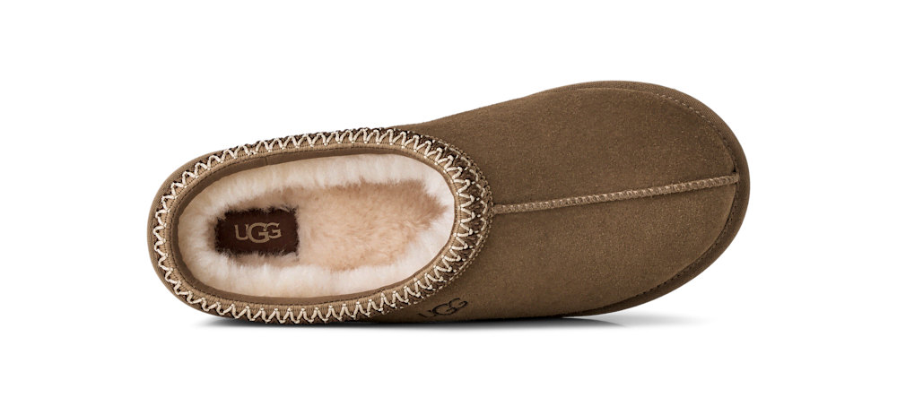 Men's Sheepskin Lined Slip-On Clog - Olive