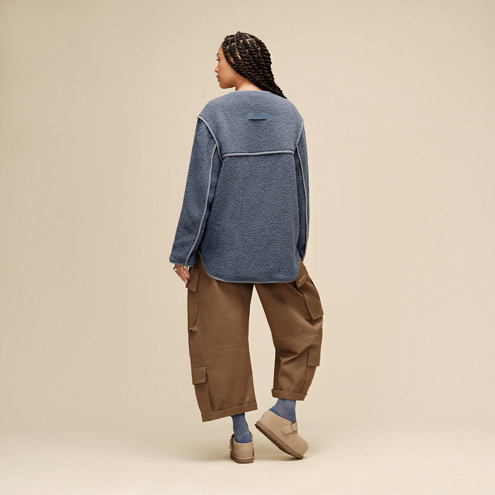 Women's Plush Fleece Lined Jacket - Brass