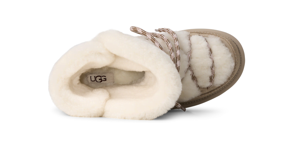 Women's Sheepskin Lace-Up Winter Boot