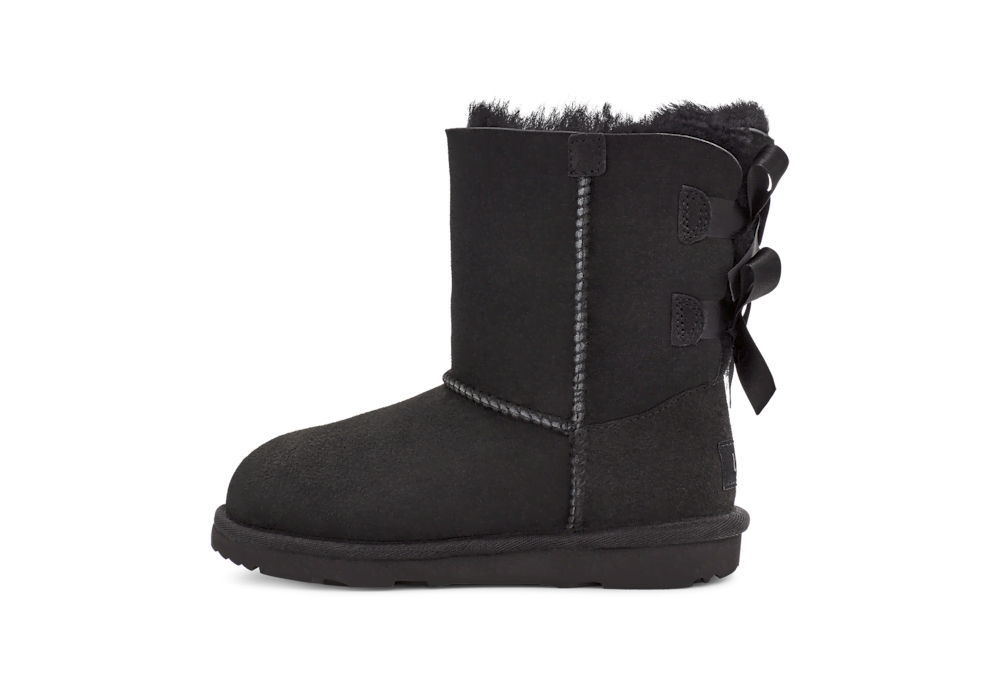 Kids' Sheepskin Bow Boot - Brown
