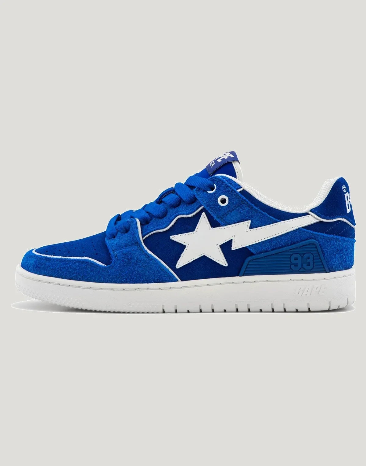 Men's Leather Low Top Sneakers - Red