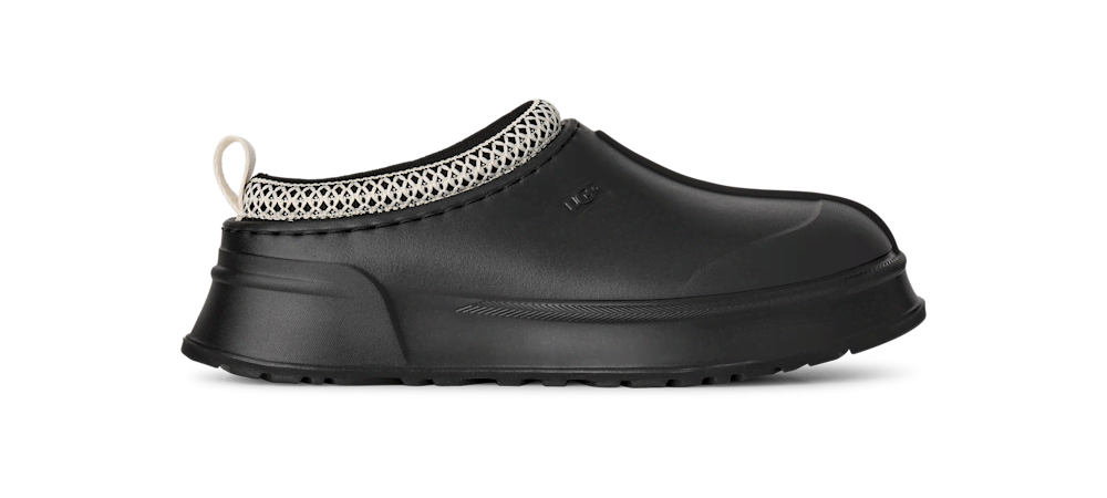 Women's Molded Clog With Removable Wool-Blend Insole - Black