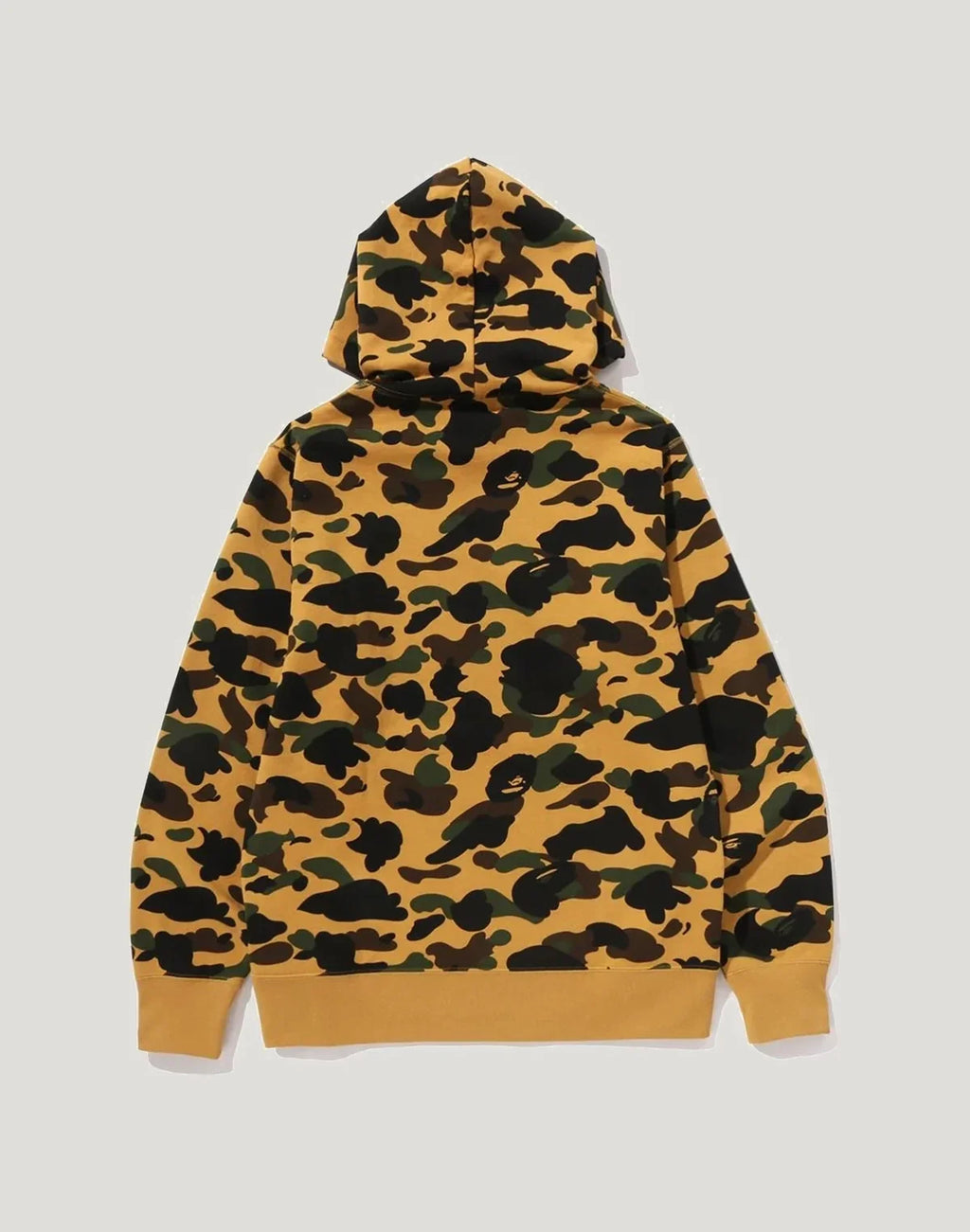 Men's Camo Pullover Hoodie - Yellow