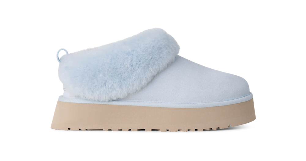 Women's Suede Platform Slipper - Orchid
