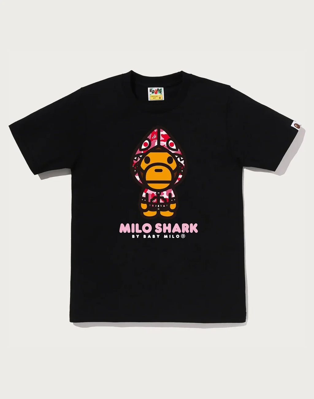 Women's Camo Character Graphic T-Shirt - White Pink