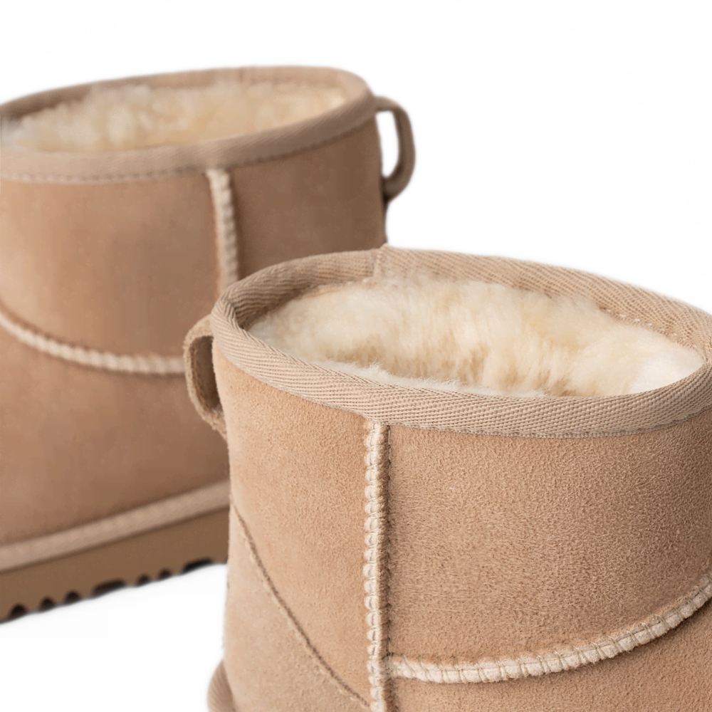 Kids' Mini Sheepskin Boot - Black