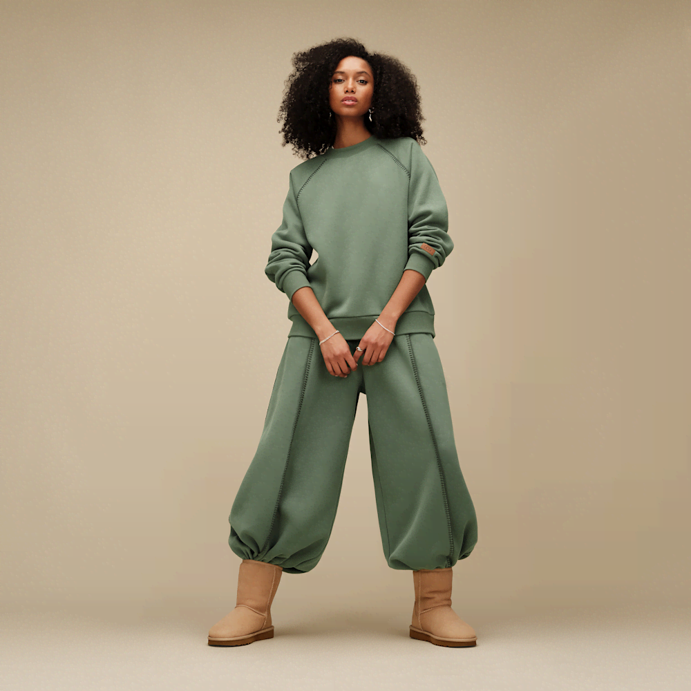 Women's Oversized Fleece Crewneck Sweatshirt