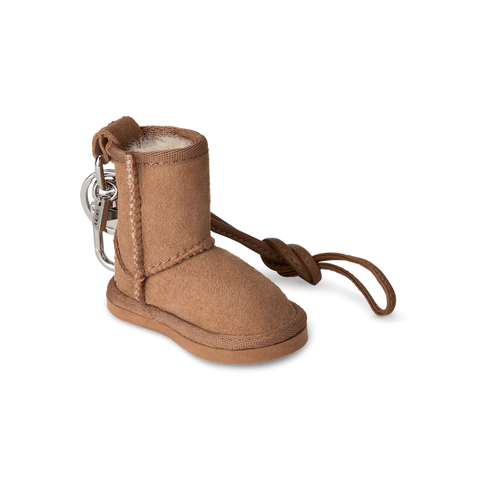 Mini Boot Keychain Charm - Chestnut