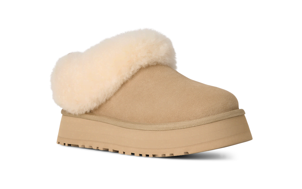 Women's Suede Platform Slipper - Orchid