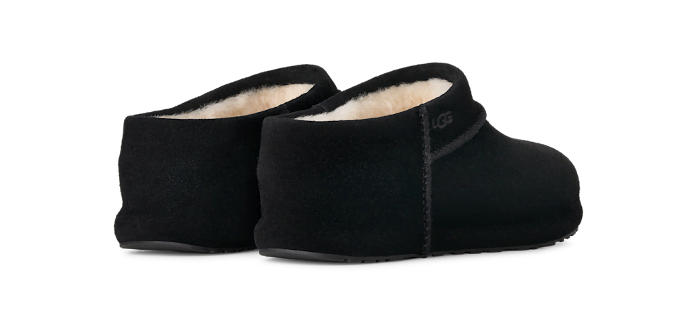 Women's Suede Sheepskin-Lined Clog - Chestnut