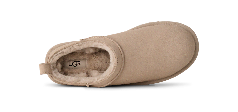 Women's Suede Micro Boot - Sand