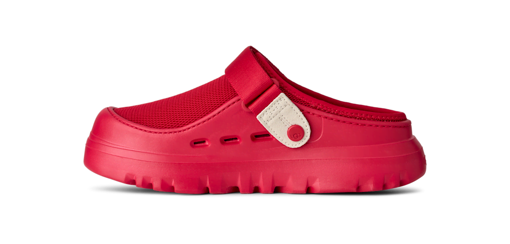 Men's Mesh Adjustable Strap Clog - Red