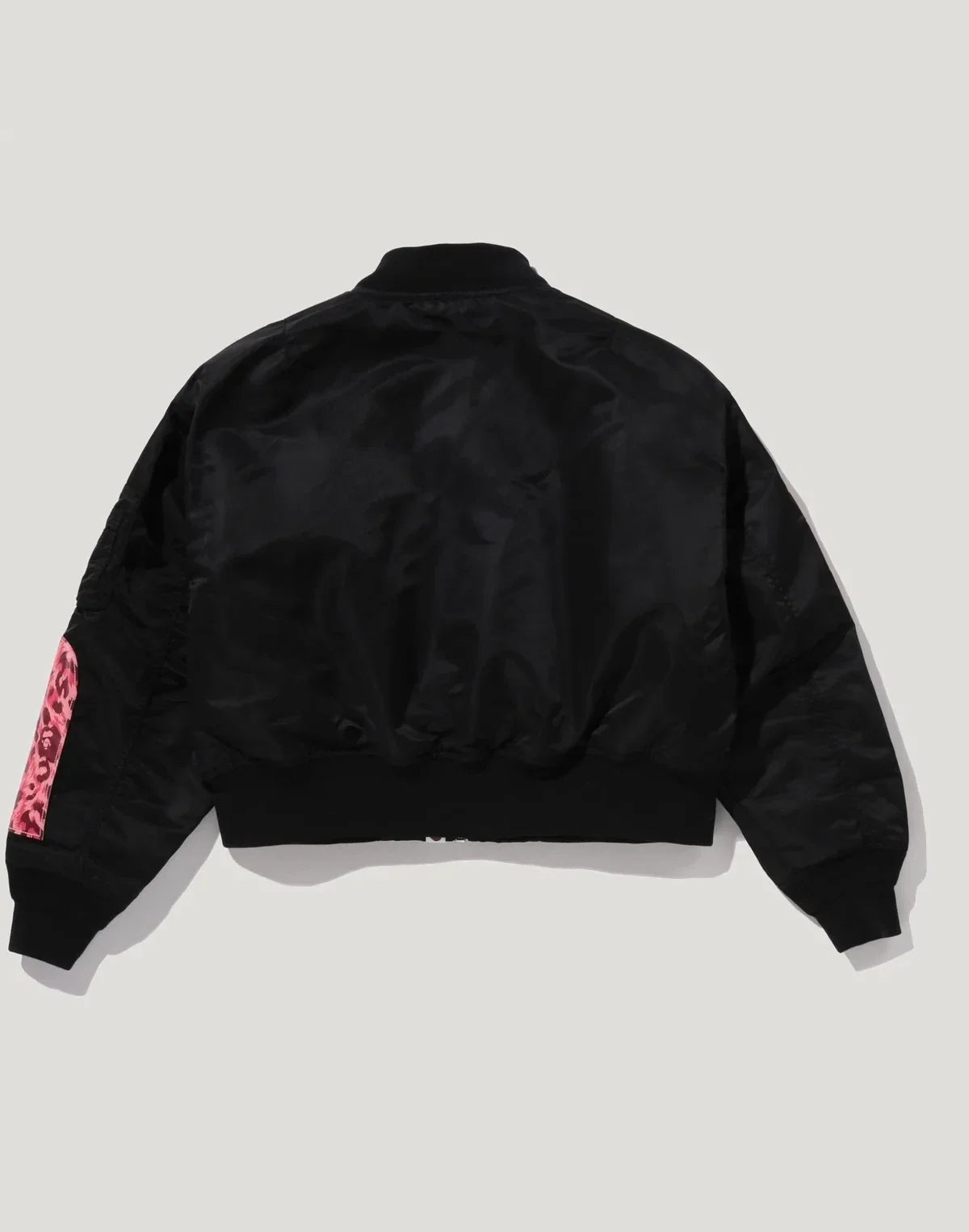 Women's Hooded Bomber Jacket - Black